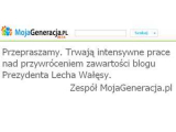 Хакеры уничтожили блог Леха Валенсы