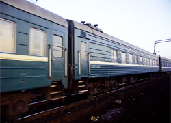 В Крым из Минска уходят пустые поезда