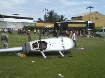 В Бразилии разбился вертолет с Папа Ноэлем