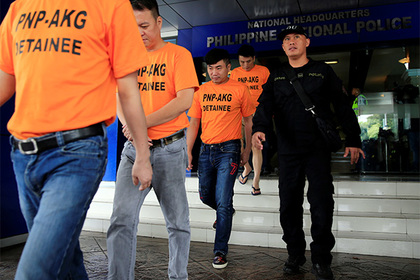 По делу о похищении женщины из казино на Филиппинах арестовали 43 иностранцев