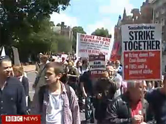 В Великобритании началась крупнейшая забастовка госслужащих