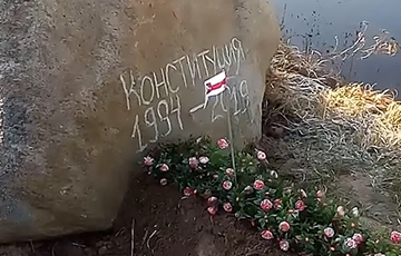 Видеофакт: Жители Гродно похоронили Конституцию