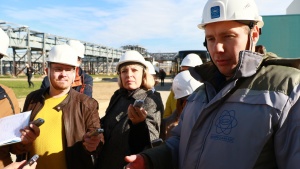 Зарубежные журналисты ознакомились с ходом сооружения энергоблоков Белорусской АЭС