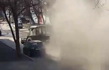 Операция «Буря в пустыне»: Гомельчанин снял на видео, как убирают центр города