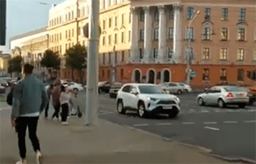 В Минске продолжается автомобильный протест