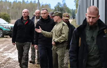 Президент Польши побывал на польско-беларусской границе