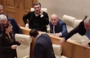В парламенте Грузии произошла драка из-за закона об «иноагентах»