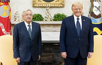 Трамп впервые провел встречу с президентом Мексики