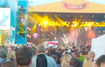 Фантастический фестиваль в Лиде собрал 100 тысяч человек под бело-красно-белыми флагами