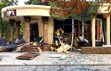 Видеофакт: Как выглядит кафе, в котором взорвали Захарченко