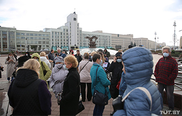 В Минске проходит протестная акция людей с инвалидностью