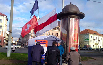 Пикеты «Европейской Беларуси» проходят по всему Минску