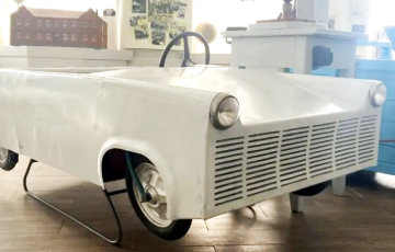 В Сети показали оригинальный украинский электромобиль возрастом более 50 лет