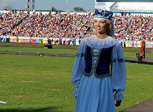 Белорусская студентка стала вице-королевой конкурса ШОС