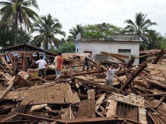 В результате землетрясения в Мьянме погибли пять человек
