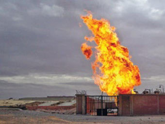 В Египте взорвали хранилище газа
