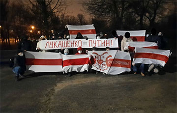Курасовщина вышла на акцию протеста