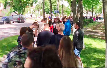 Видеофакт: Невероятна очередь за свободой в Волковыске