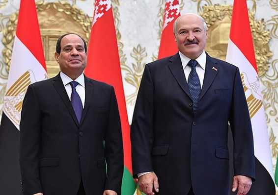 Лукашенко и президент Египта Абдель Фаттаха аль-Сиси провели в Минске двухстороннюю встречу