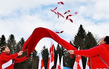 Белорусы Эдмонтона провели яркую акцию по встрече весны
