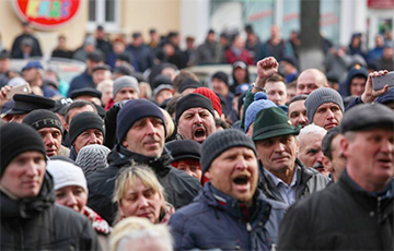 Фоторепортаж с акции протеста в Орше