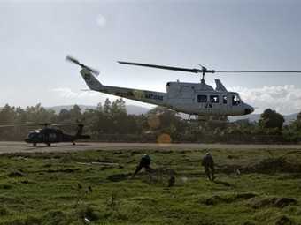 На Гаити разбился испанский военный вертолет