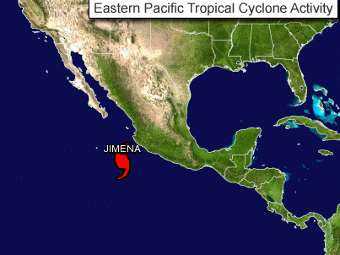 К побережью Мексики приближается ураган "Химена"