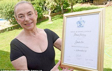 Жительница Великобритании в 71 год стала балериной