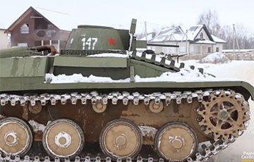 Белорус собрал в гараже танк Т-60