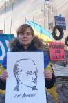 Участники Евромайдана поддержали белорусских политзаключенных