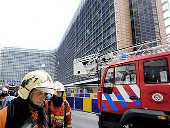 Здание Еврокомиссии эвакуировано из-за пожарной тревоги