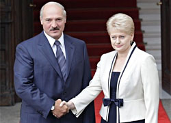 Грибаускайте против санкций в отношении Беларуси