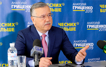 Анатолий Гриценко заявил, что больше не будет баллотироваться в президенты Украины