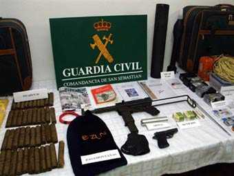 В Испании арестованы трое басков с 70 килограммами взрывчатки