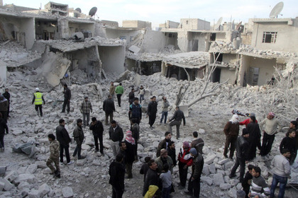 Жертвами бомбардировки в Алеппо стали 44 человека