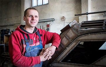 Автомастер из Могилева создал бронированную машину из «Волги»