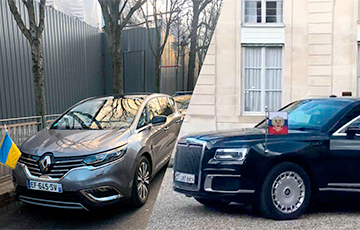 Журналисты показали авто, на которых мировые лидеры прибыли в Елисейский дворец