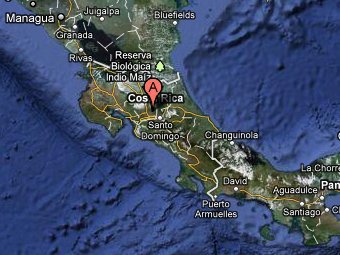 В Коста-Рике произошло сильное землетрясение