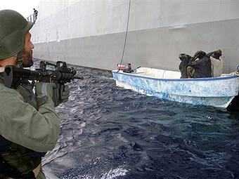 Голландский корабль ликвидировал базу сомалийских пиратов