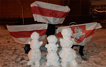 Вечерние акции протеста проходят в разных уголках Беларуси