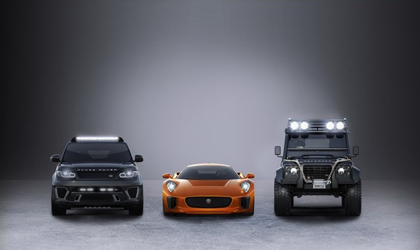 Land Rover и Jaguar показали новые автомобили для «бондианы»
