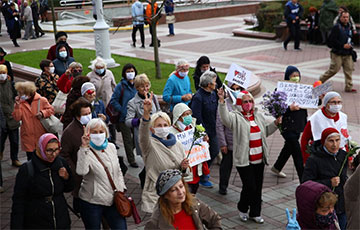 Марш пенсионеров в Минске: фоторепортаж