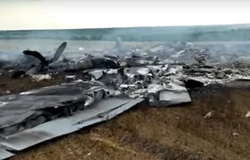 Появилось видео с места падения сбитого «вагнеровцами» московитского Ил-22