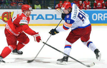 Белорусы «всухую» проиграла России на ЧМ по хоккею
