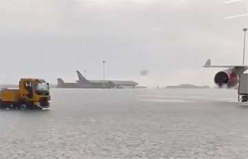 В Москве затопило аэропорт «Шереметьево»