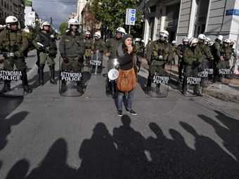 В Афинах задержаны несколько десятков анархистов