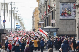 В Минске пенсионеры вышли на Марш мудрости