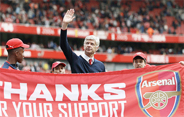 «Арсенал» отдал дань уважения Венгеру за 20 лет работы