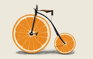 Минчан на велосипедах угостят фруктами