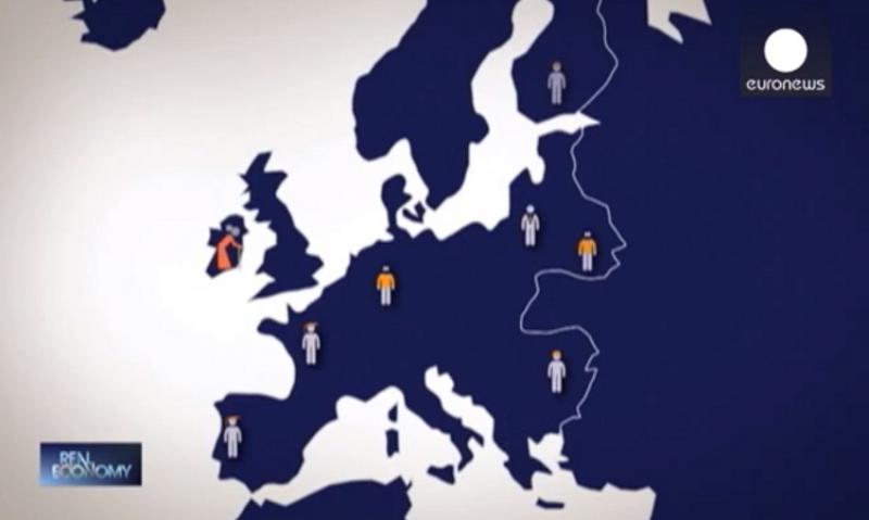 Телеканал Euronews включил Беларусь в состав ЕС (Видео)